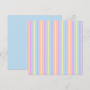 Printable Pastel Rainbow Spots & Stripes Scrapbook Invitation