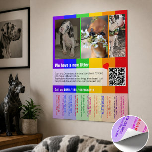 printable puppies for sale template poster