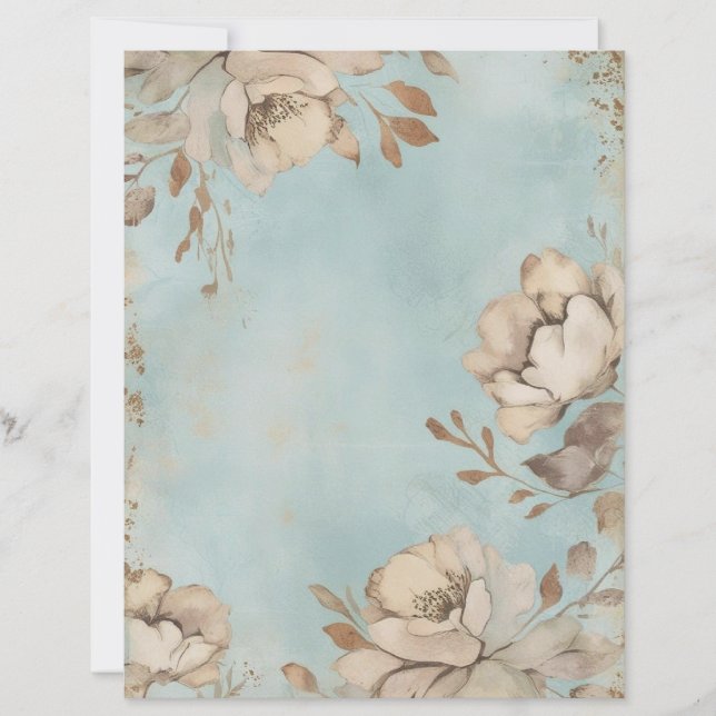 Printable Scrapbook Page for Junk Journal&Crafting (Front)