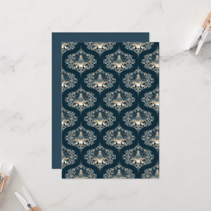 Printable Star of Wonder Mandala Mid Century Ogee Invitation