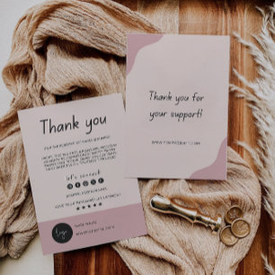 Printable Thank You Card, Business Card