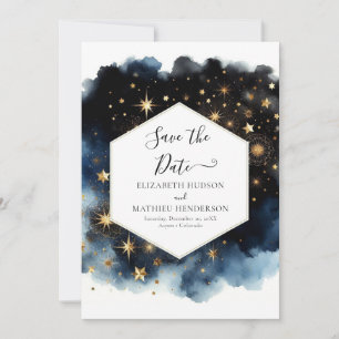 Printable Whimsical Celestial Wedding Save The Date