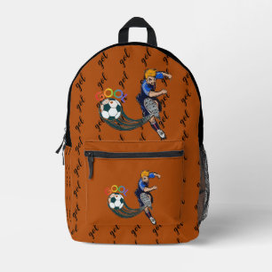 Printed Backpack ECC,gol backpack