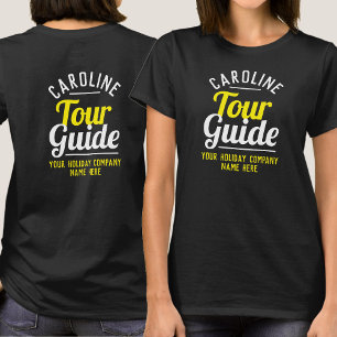 Printed Both Sides - Travel and Group Tour Guide T-Shirt
