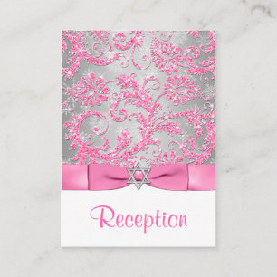 PRINTED Bow - Winter Wonderland Bat Mitzvah Insert