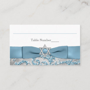 PRINTED Bow - Winter Wonderland Place Card