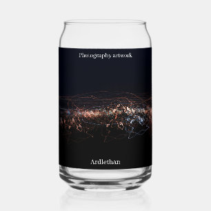 Printed can glass