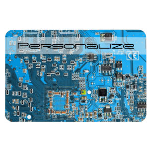 Printed Circuit Assembly PCB Blue Circuit Board Magnet