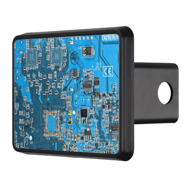 Printed Circuit Assembly PCB Blue Circuit Board Trailer Hitch Cover (Left)