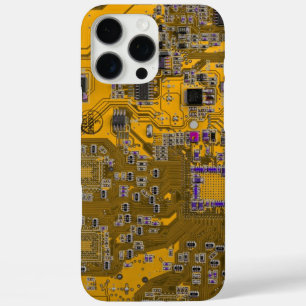Printed Circuit Assembly PCB Circuit Board Orange iPhone 16 Pro Max Case