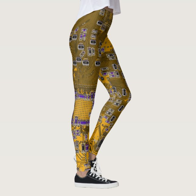Printed Circuit Assembly PCB Circuit Board Orange Leggings (Right)