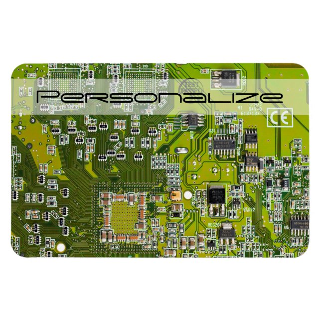 Printed Circuit Assembly PCB Green Circuit Board 2 Magnet (Horizontal)