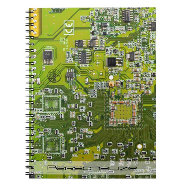 Printed Circuit Assembly PCB Green Circuit Board 2 Notebook (Front)