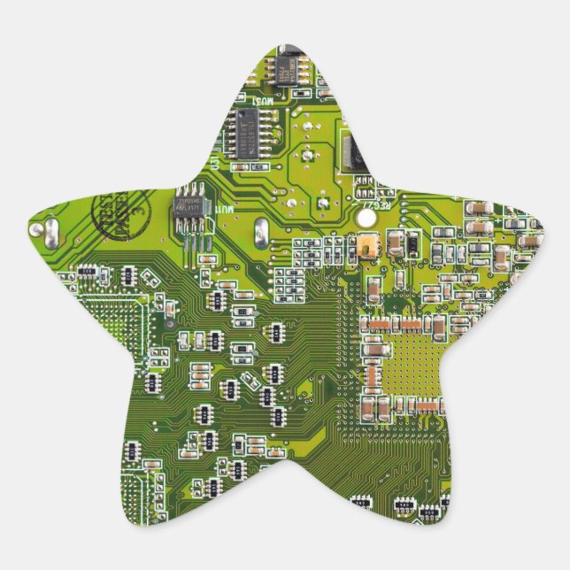 Printed Circuit Assembly PCB Green Circuit Board 2 Star Sticker (Front)