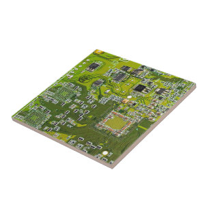 Printed Circuit Assembly PCB Green Circuit Board 2 Tile