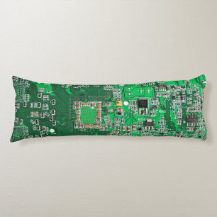 Printed Circuit Assembly PCB Green Circuit Board Body Pillow