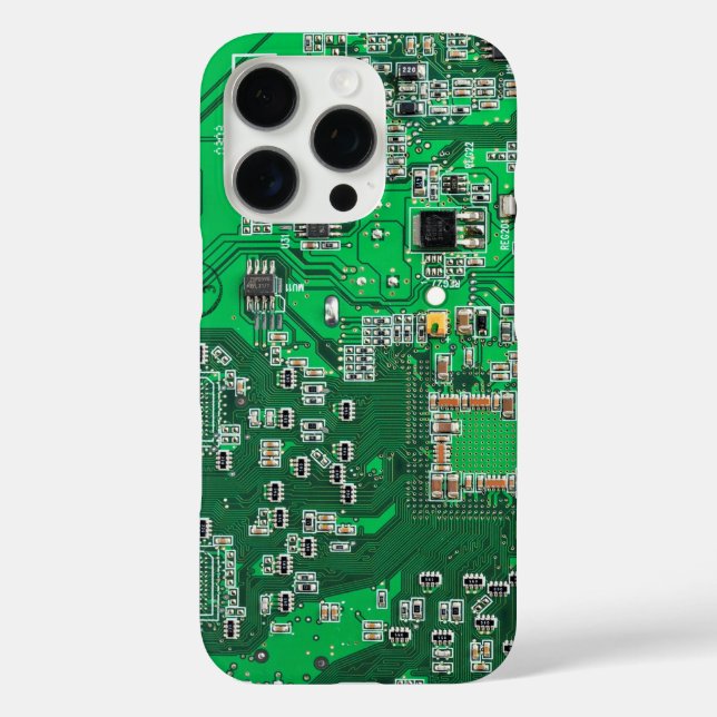 Printed Circuit Assembly PCB Green Circuit Board Case-Mate iPhone Case (Back)