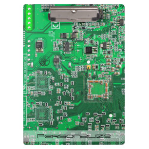 Printed Circuit Assembly PCB Green Circuit Board Clipboard