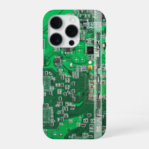 Printed Circuit Assembly PCB Green Circuit Board iPhone 16 Pro Case