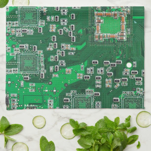 Printed Circuit Assembly PCB Green Circuit Board Kitchen Towel