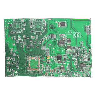 Printed Circuit Assembly PCB Green Circuit Board Pillowcase