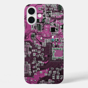 Printed Circuit Assembly PCB Purple Circuit Board iPhone 16 Plus Case