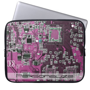 Printed Circuit Assembly PCB Purple Circuit Board Laptop Sleeve
