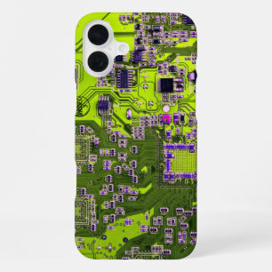 Printed Circuit Assembly PCB Yellow Circuit Board iPhone 16 Plus Case