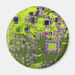Printed Circuit Assembly PCB Yellow Circuit Board Magnet