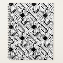 Printed Circuit Board - Black on White