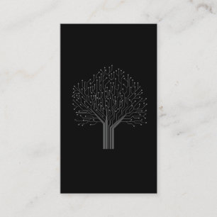 Printed Circuit Board Electrical Lines Tree Business Card