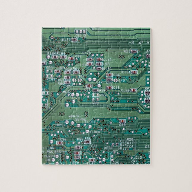 Printed circuit board jigsaw puzzle (Vertical)