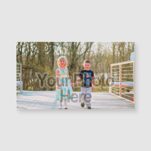 Printed Colour Photo Business Card-Size Magnets