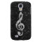 Printed Glitzy Sparkly Diamond Music Note