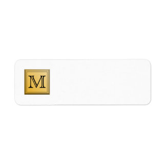 Printed image of a custom monogram design.