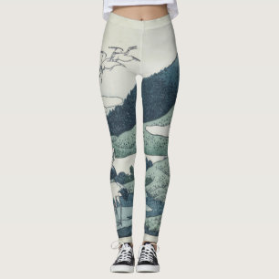 PRINTED Leggings VINTAGE JAPANESE PRINT