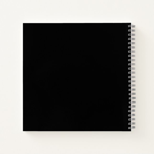 Printed & Personalized Notepads Notebook (Back)