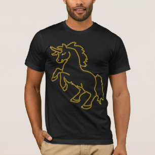 Printed Rhinestone Topaz Unicorn T-Shirt
