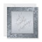 PRINTED Silver Glitter 25th Anniversary Invitation