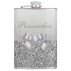 Printed Silver Sequins, Bow & Diamond ImageElegant