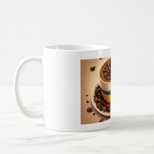 Printed style coffee mug (Left)