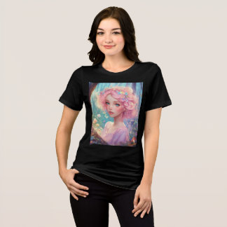 Printed t shirt cotton blend
