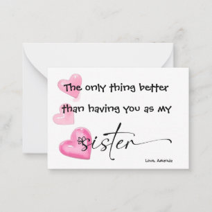 PRINTED The only thing better than having you as Card