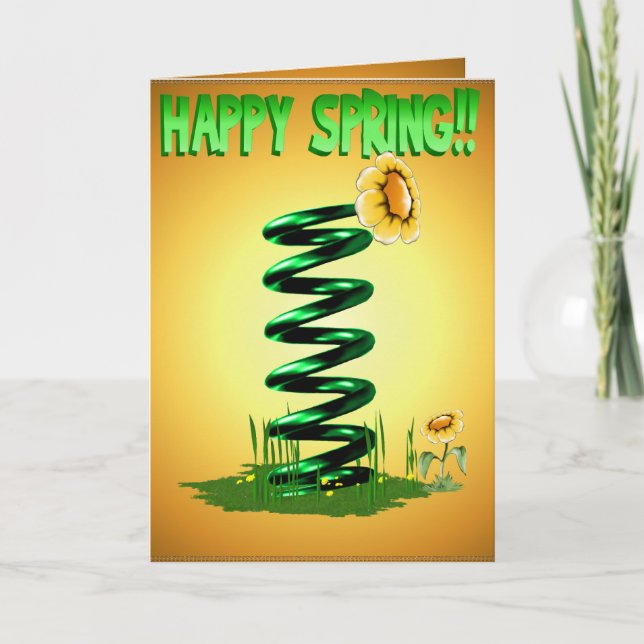Printemps ! Carte (Devant)