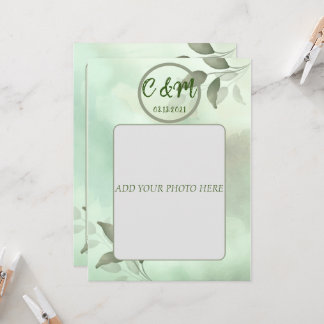 PRINTEMPS FAIRE-PART DE MARIAGE VERDOYANT AU VIETN