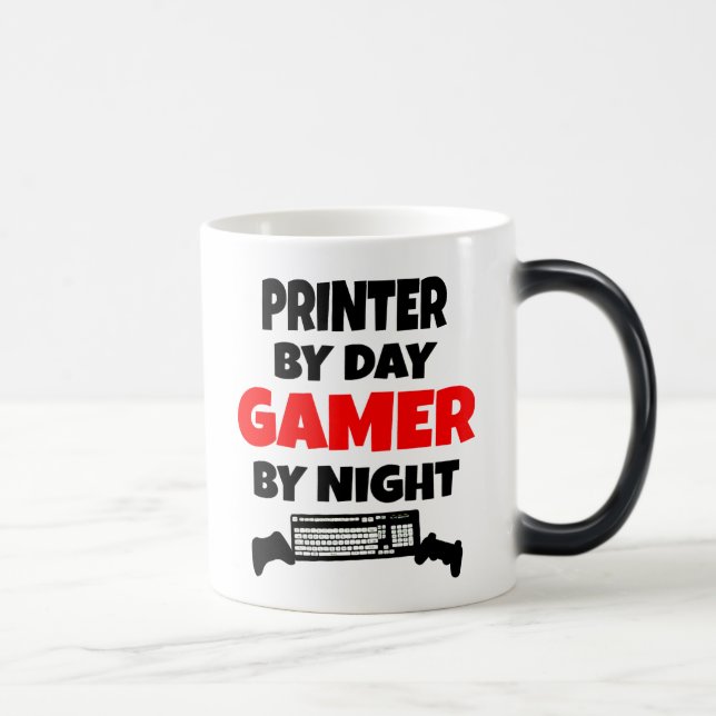 Printer by Day Gamer by Night Magic Mug (Right)