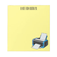 Printer cartoon illustration
