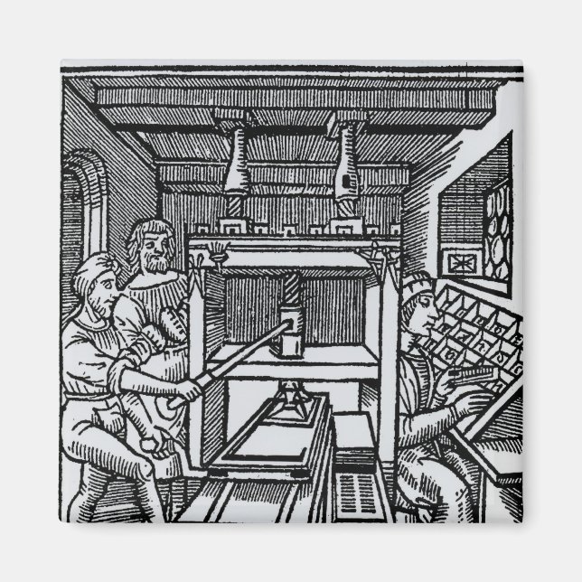 Printing press magnet (Front)