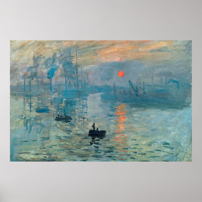 Printing,Sunrise,1873 Poster (Front)