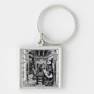Printing workshop keychain